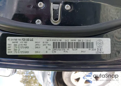 2016 Ram 1500 Longhorn from USA, damaged, VIN 1C6RR7WT4GS173792